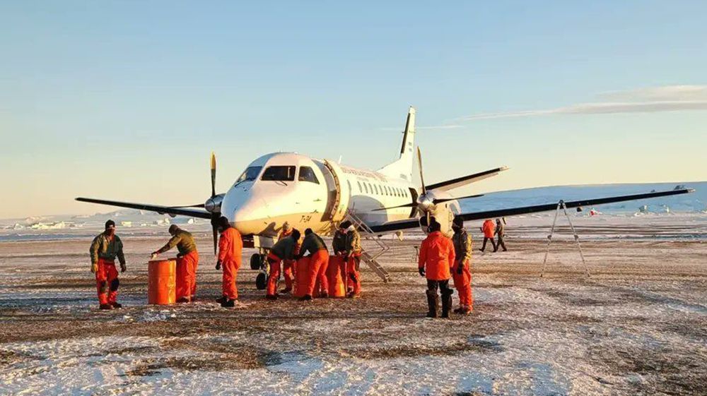 La nueva pista de la Base Petrel abre la posibilidad de vuelos desde Ushuaia