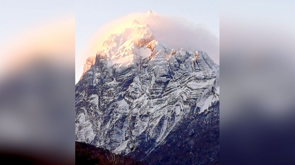 Hasta las nubes se congelaron 