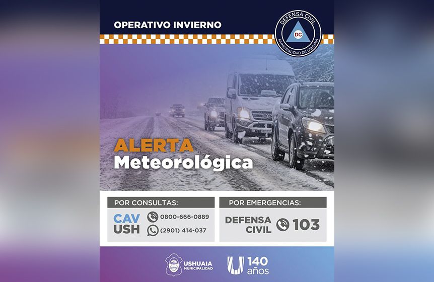 Defensa Civil Municipal pide extremar las medidas de seguridad ante bajas temperaturas