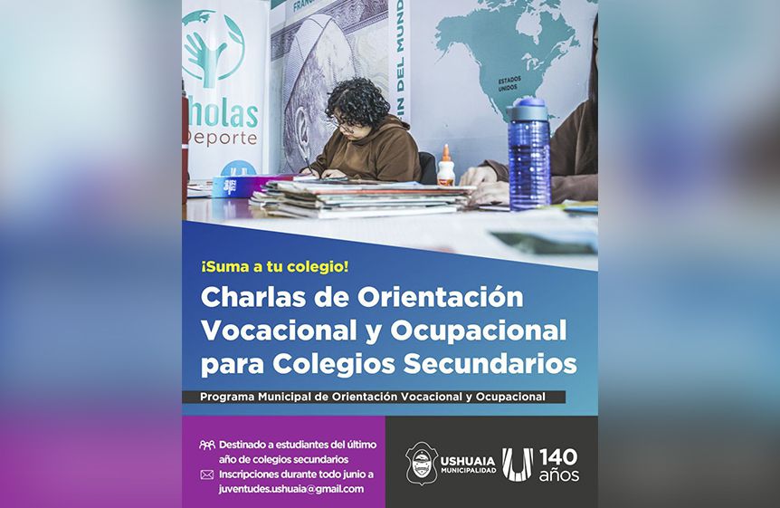 La Municipalidad brindará charlas informativas sobre Orientación Vocacional