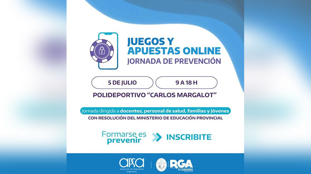 Habrá Jornada de Prevención sobre Juegos y Apuestas Online