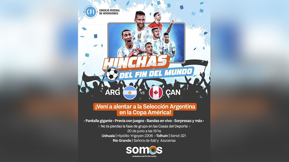 Se viene espacio “Hinchas del Fin del Mundo” 