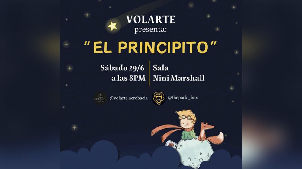 El grupo Volarte presenta “El Principito” en Ushuaia