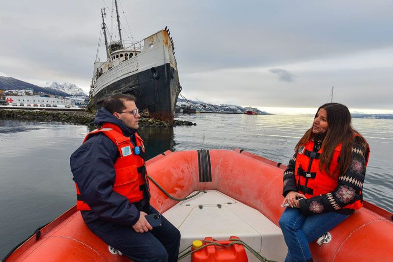 La Secretaría de Turismo participó en inspección al barco Saint Christopher