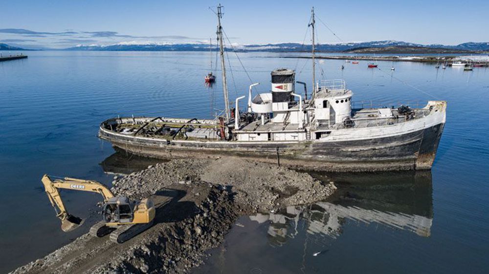 Avanzan los trabajos para poner en valor el Saint Christopher