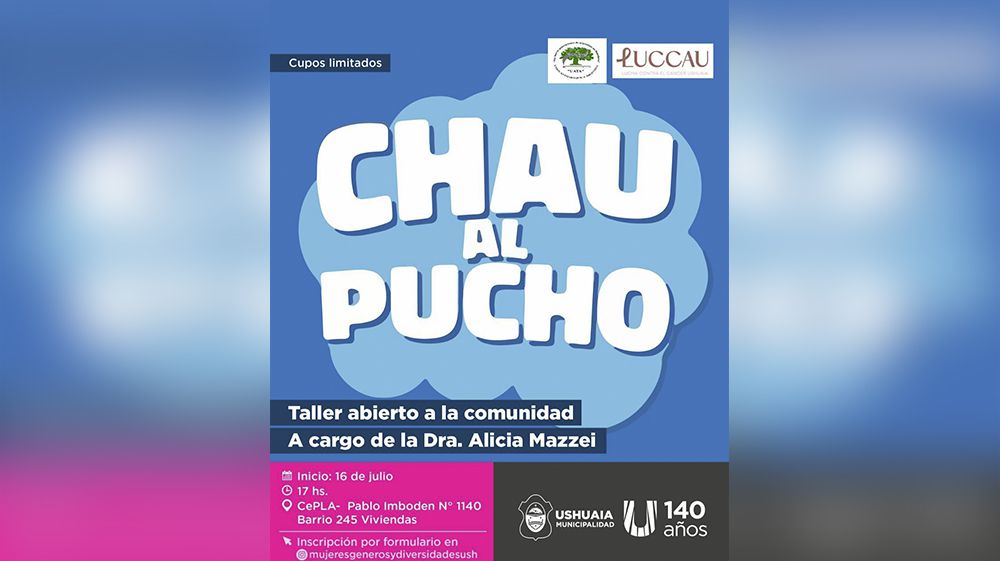 La Municipalidad invita al taller ‘Chau Pucho’