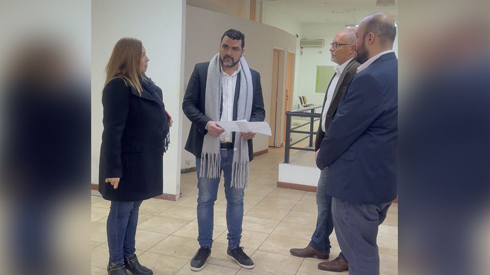 Vuoto recorrió la nueva Delegación Municipal de Ushuaia en CABA