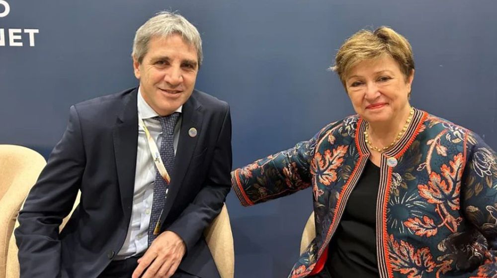 G-20: Caputo se reunió con Georgieva en Brasil