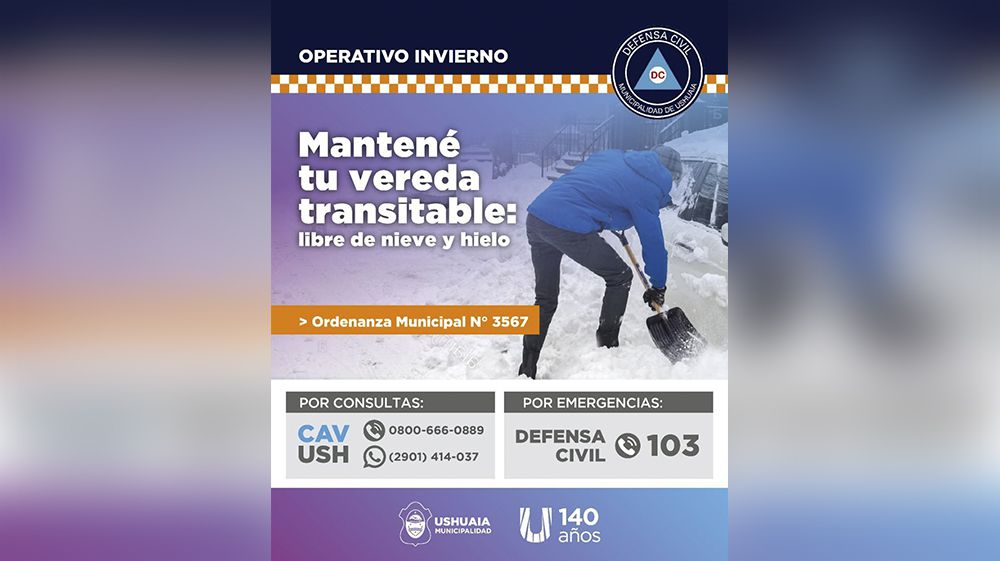 La Municipalidad recuerda la obligatoriedad de mantener limpias las veredas