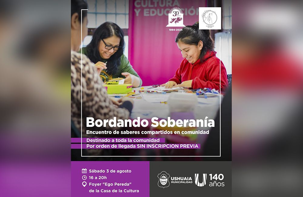 Se realizará un nuevo encuentro de ‘Bordando Soberanía’