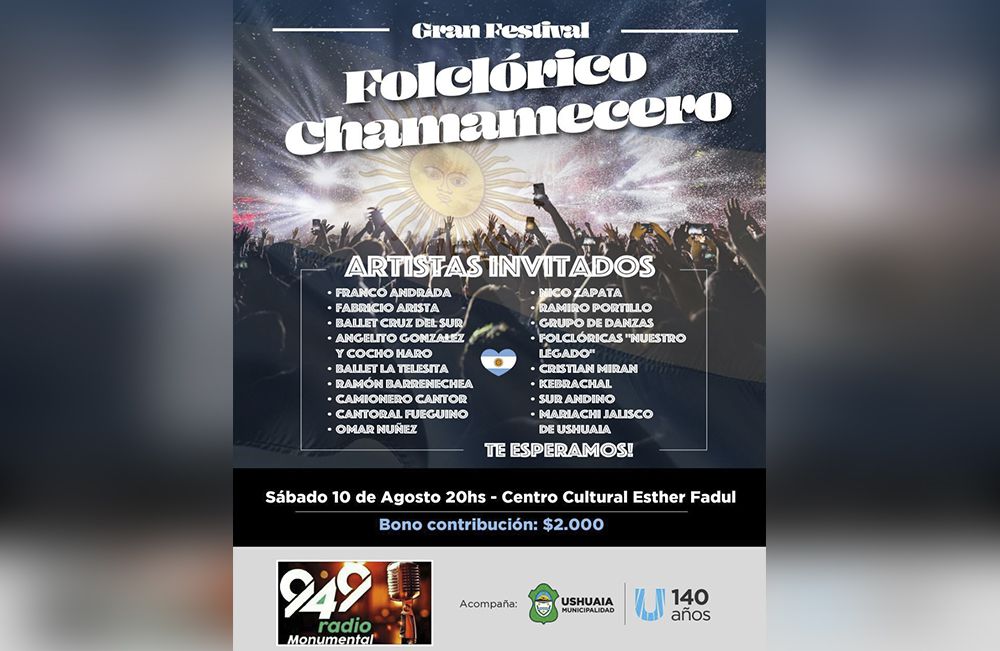 Este fin de semana se realizará el ‘Gran Festival Folclórico Chamamecero’
