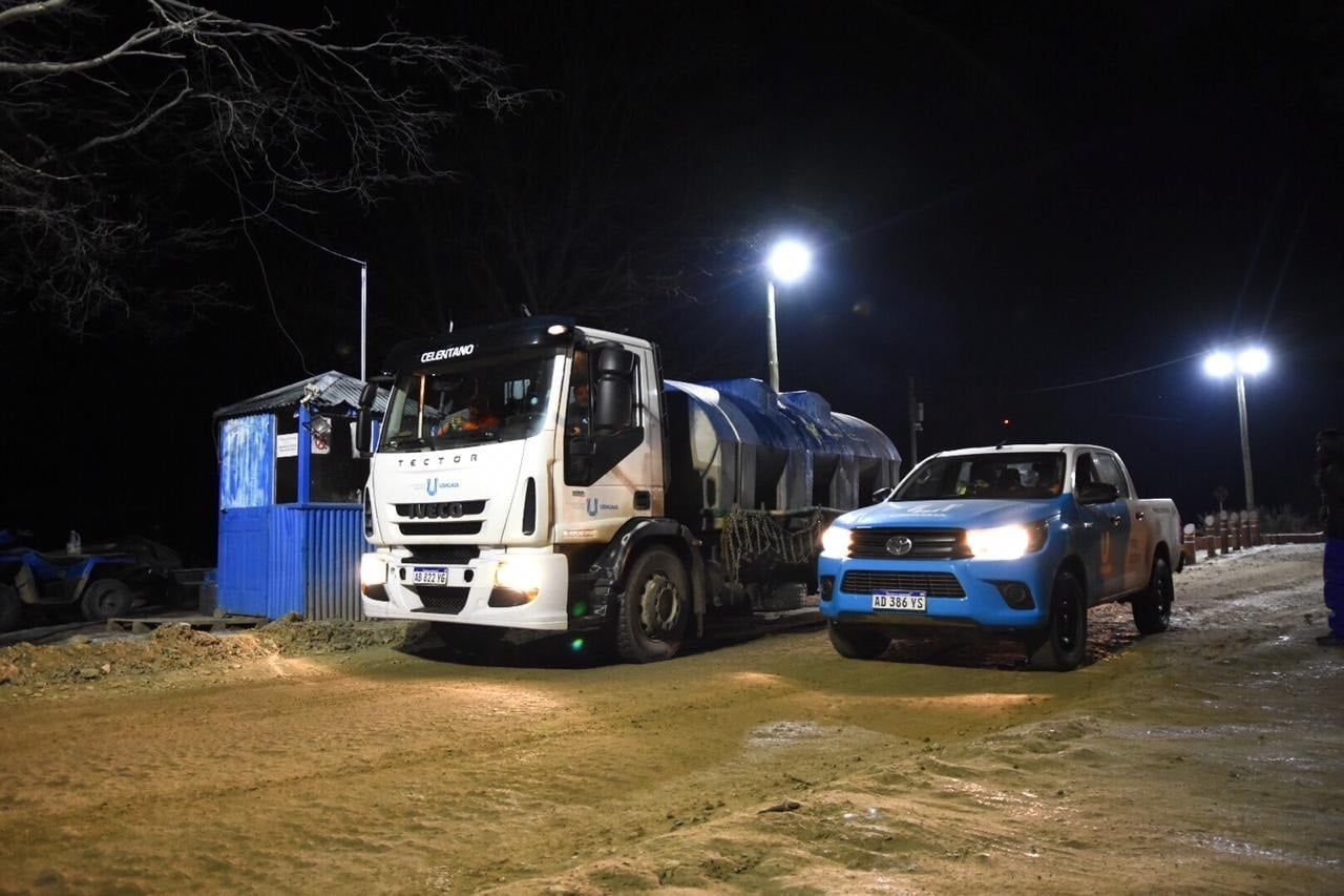 DPOSS y la Municipalidad distribuirán agua en camión conjuntamente
