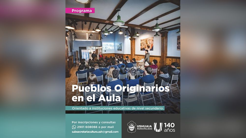 Invitan a colegios al programa municipal ‘Pueblos Originarios en el Aula’ 