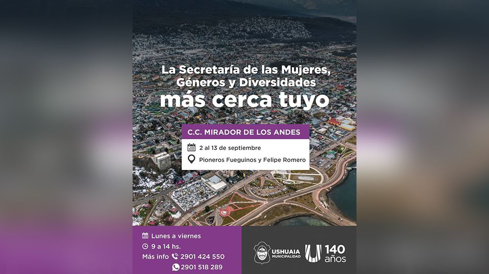 La Secretaría de las Mujeres acerca sus servicios a los barrios de Ushuaia