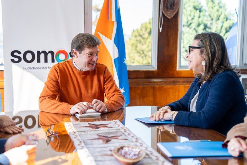 Melella recibió a funcionaria de Naciones Unidas 