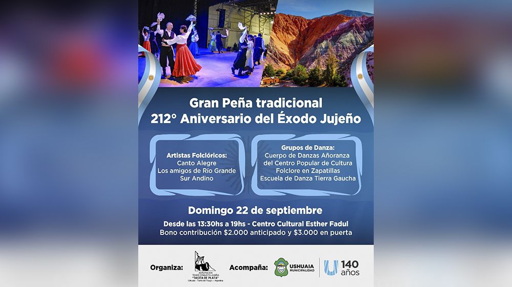 La Municipalidad acompañará el 212º Aniversario del Éxodo Jujeño