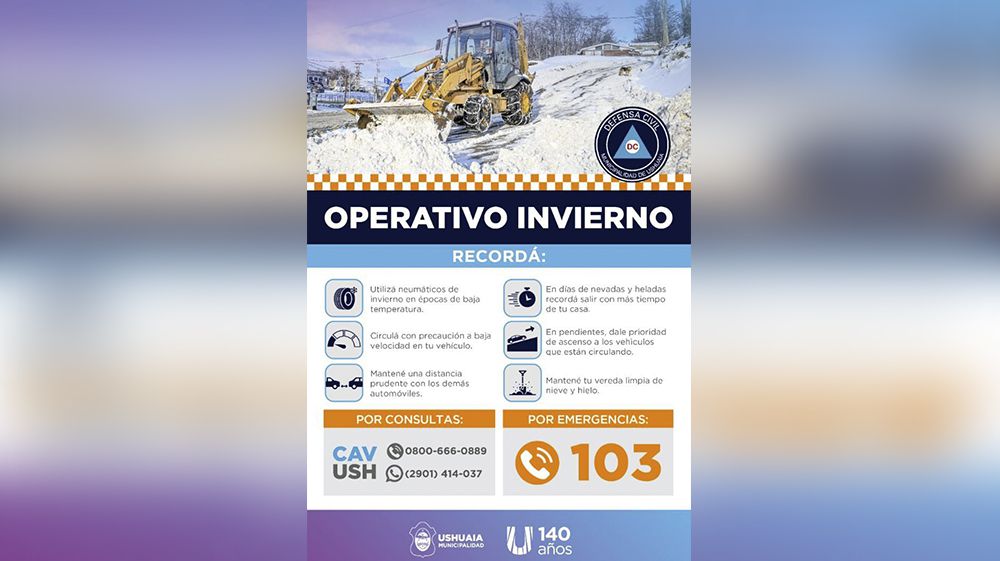 Defensa Civil Municipal recomienda medidas de seguridad 