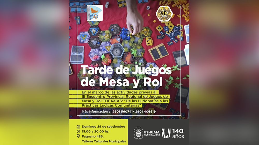 ‘Tarde de juegos de mesa y rol’, este domingo en los Talleres Culturales 