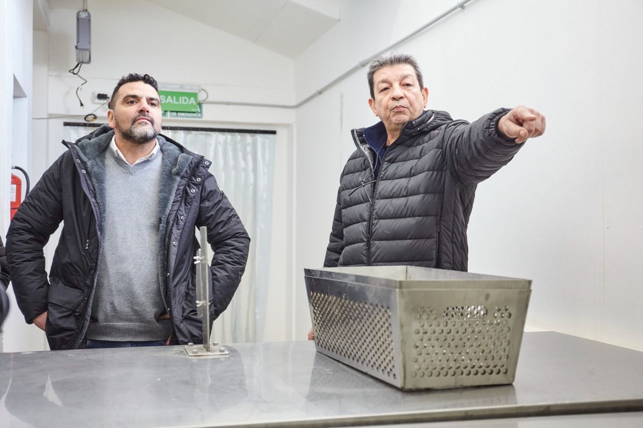 Vuoto recorrió la Planta de Procesamiento de Crustáceos