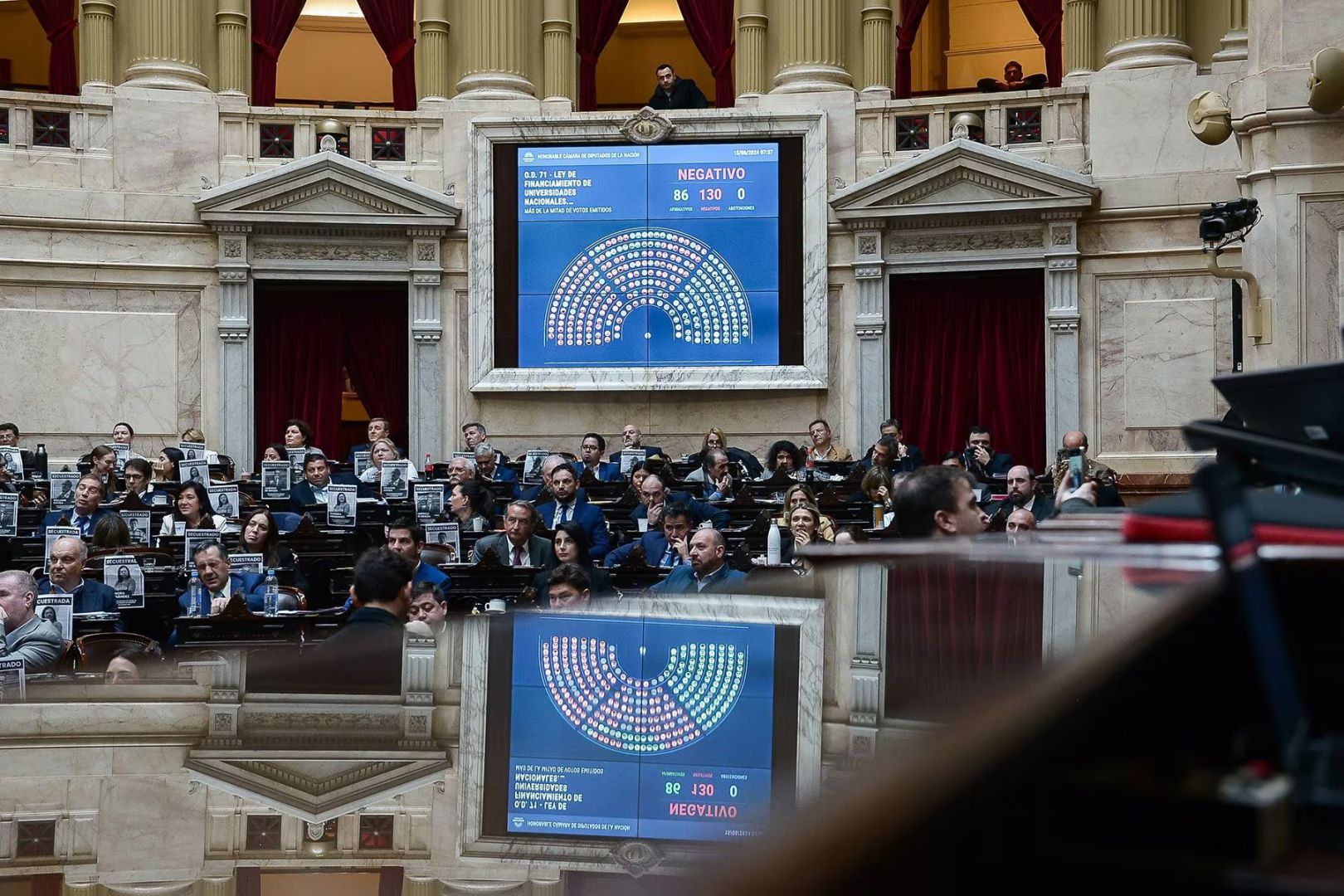 Diputados sesiona para rechazar el veto a universidades