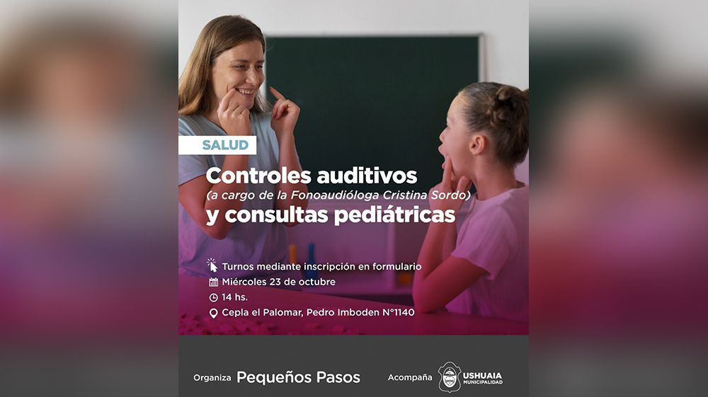 La Municipalidad invita a consultas y controles pediátricos gratuitos