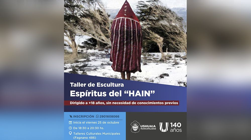 La Municipalidad invita al taller de Escultura ‘Espíritus del Hain’