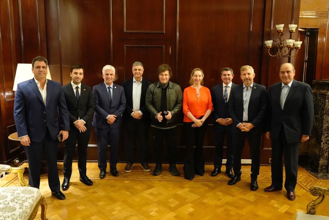 Milei recibió a gobernadores del PRO