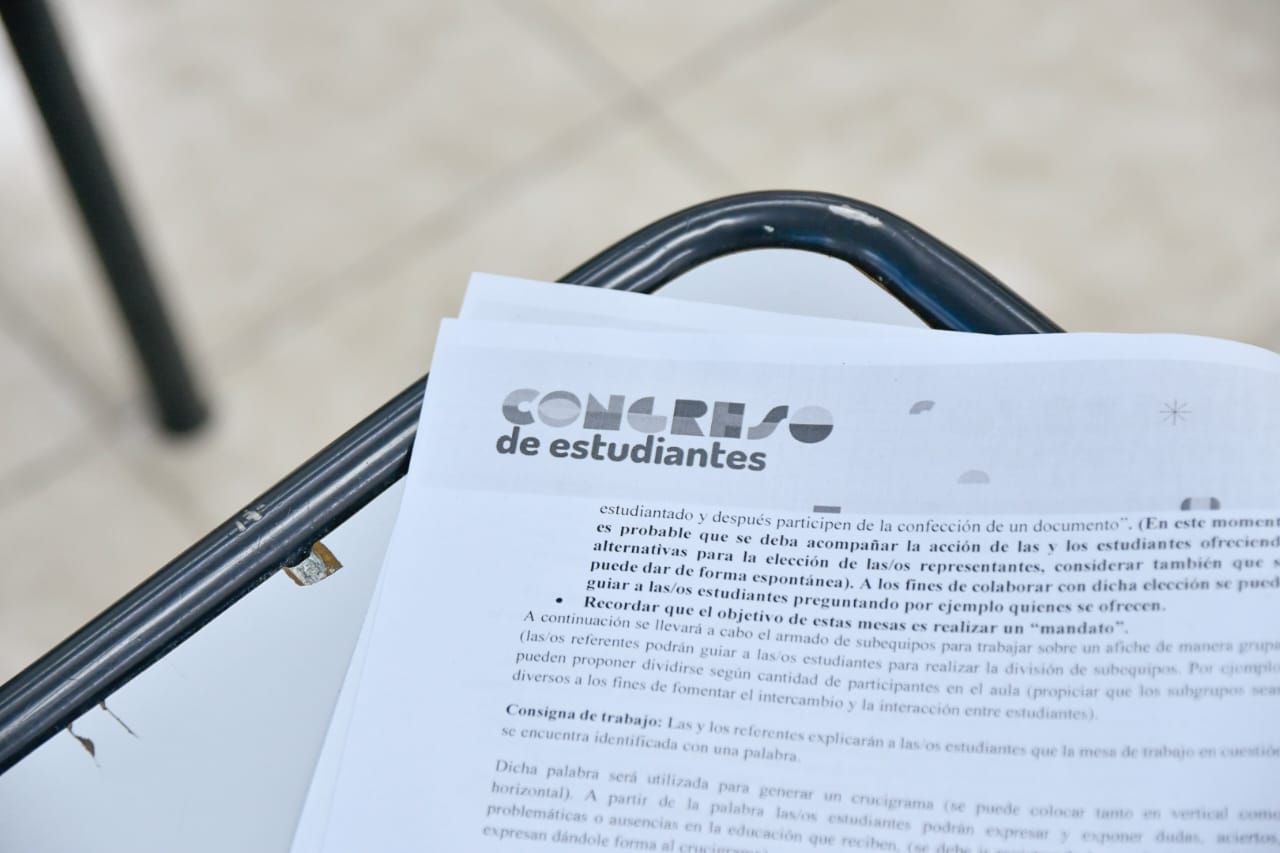 Comienza el 1er Congreso Provincial de Estudiantes Secundarios