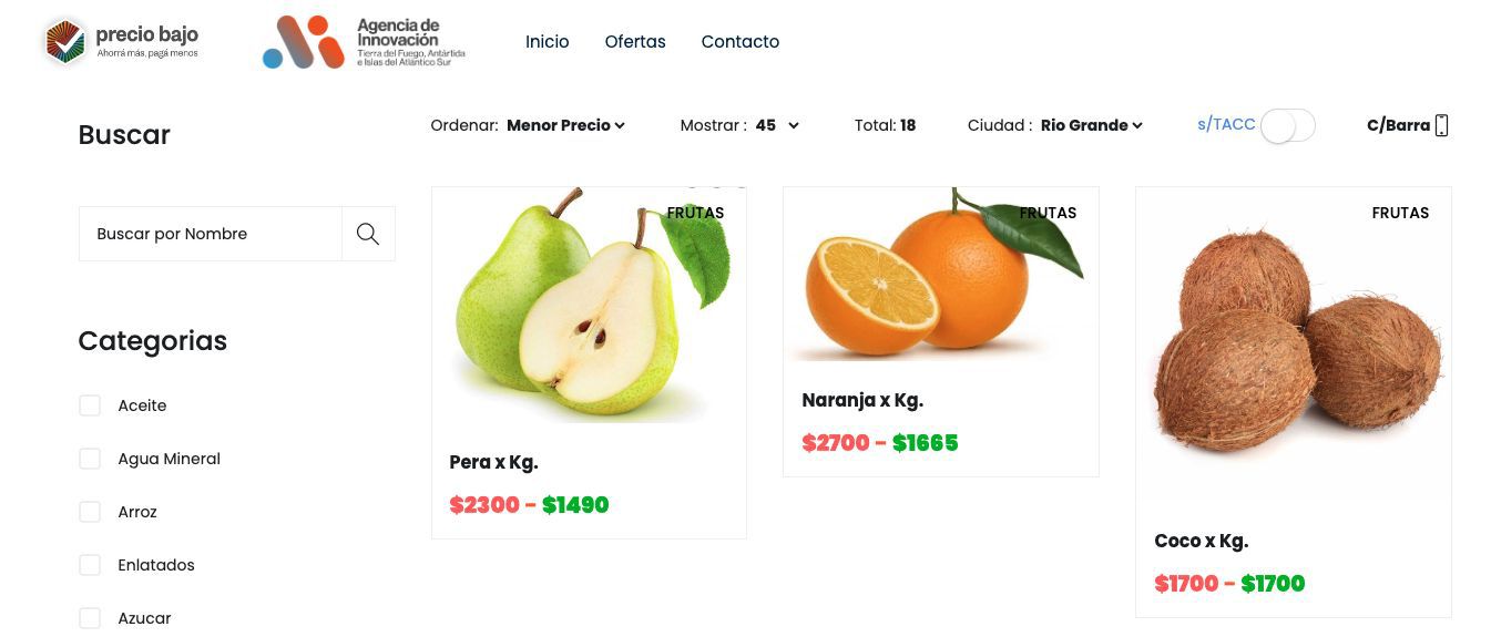 Destacan la nueva función de la plataforma “Precio Bajo”