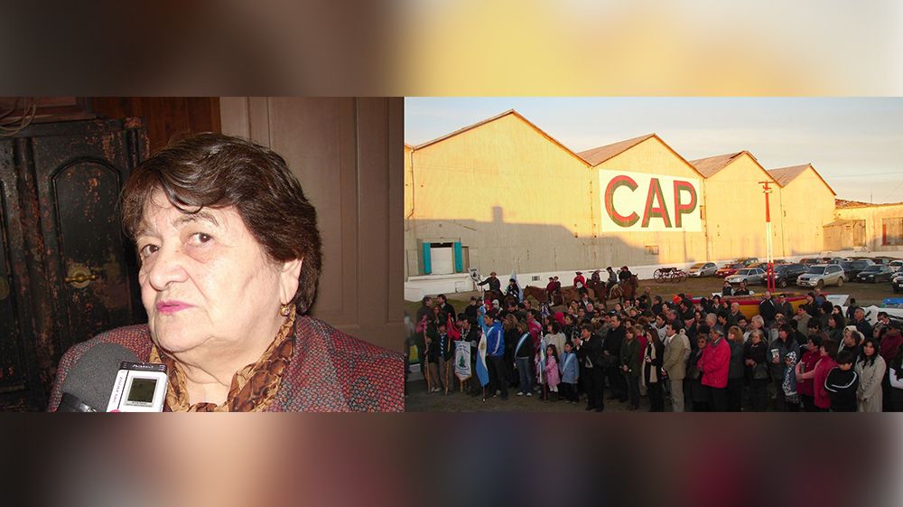 Homenajean a la botera del río Grande y al frigorífico CAP