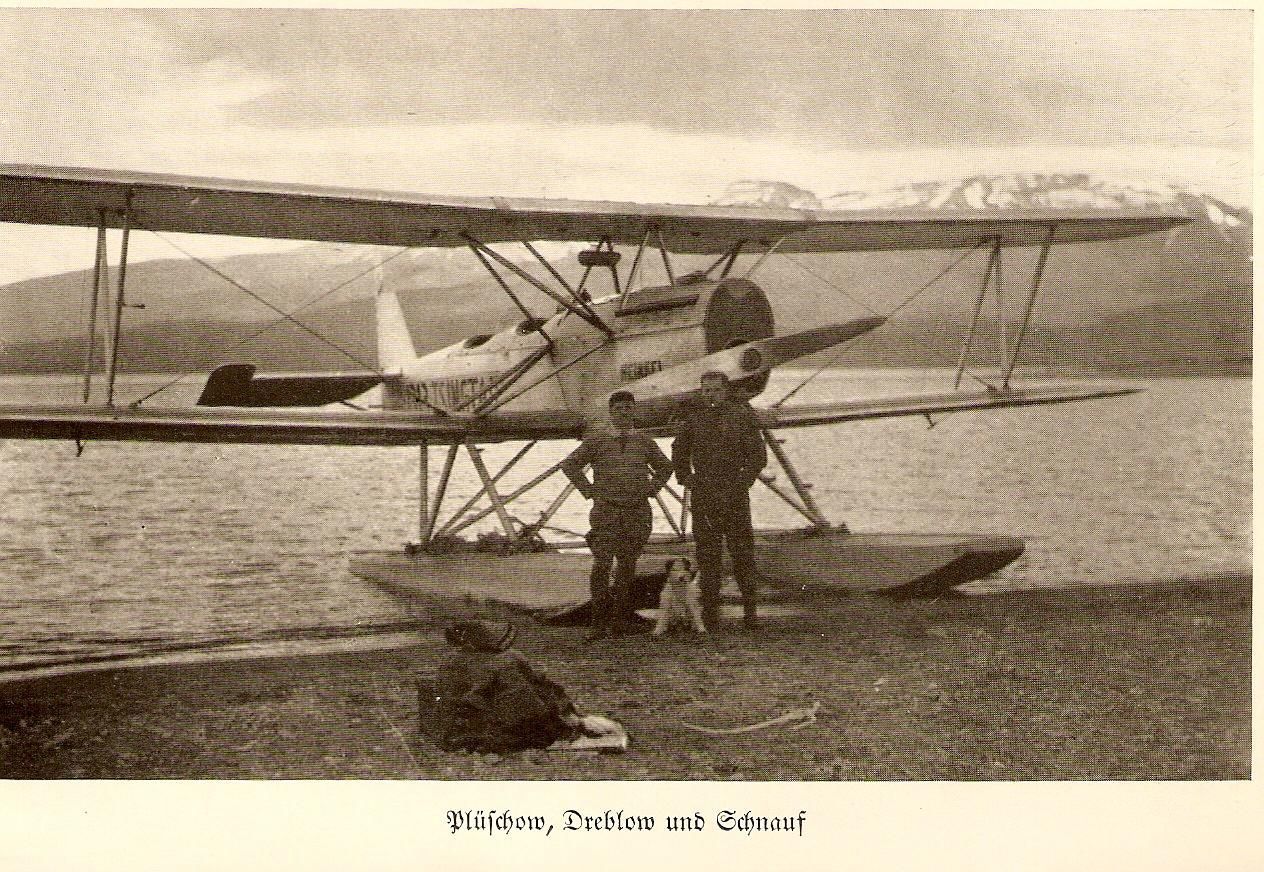 Pluschow trasmite a su esposa la alegría de volver a volar