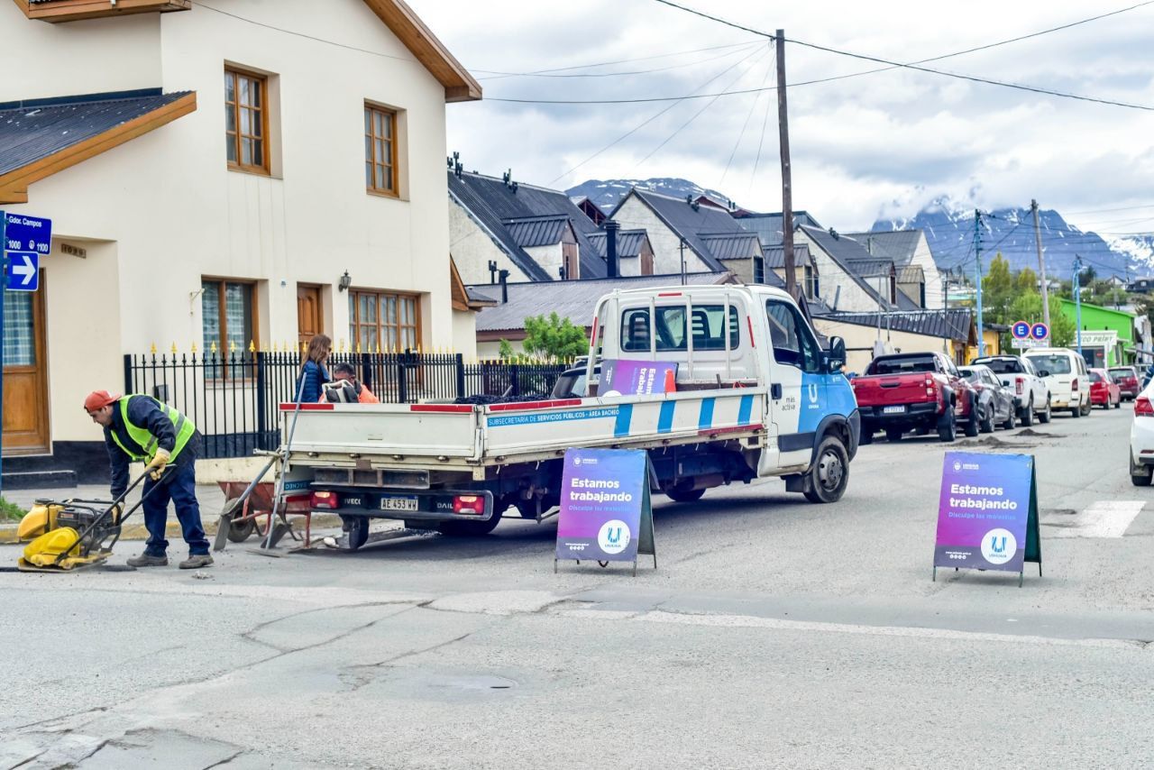 La Municipalidad trabaja en distintos sectores para mejorar la trama vial