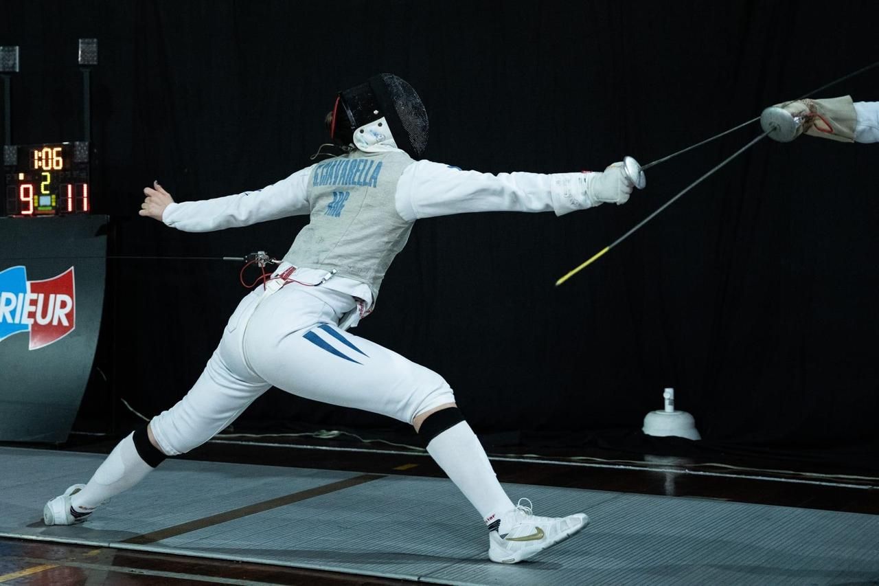 Athina, la esgrimista fueguina campeona nacional que sueña con las Olimpiadas 