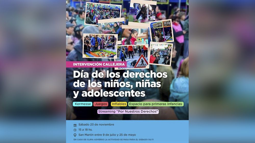 Este sábado se realizará una intervención callejera en avenida San Martín
