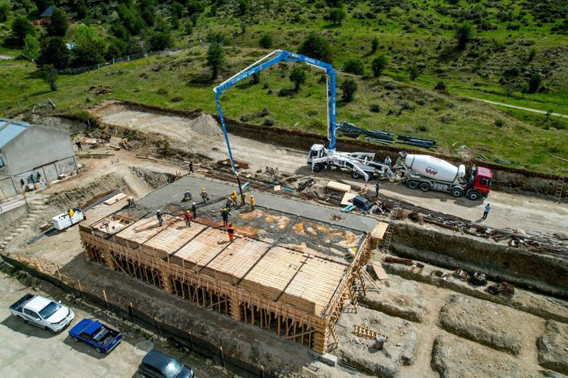 Vuoto recorrió la obra del Hotel IBIS