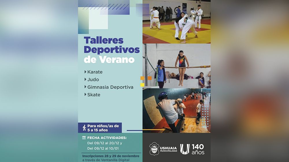 Comenzaron las inscripciones a los talleres municipales de verano