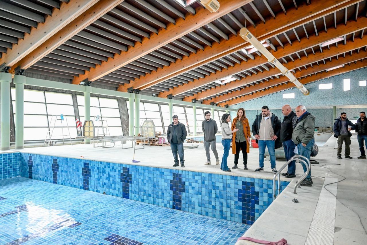 Avanzan las refacciones en las piletas del Polo de Andorra