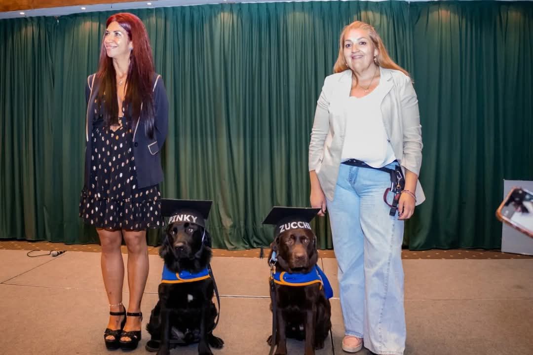 Ushuaia recibió los primeros perros de asistencia y compañía 