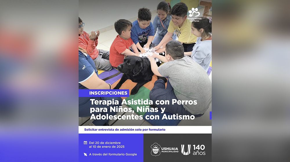 Están abiertas las inscripciones para Terapia Asistida con Perros