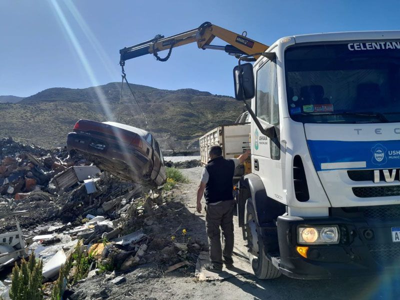 Operativo exitoso de remoción de chatarra