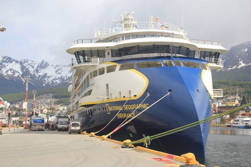 Más de 4700 cruceristas pasarán esta semana por Ushuaia