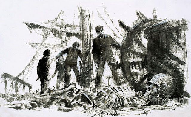 Último día de vida de los tripulantes de un barco fantasma  