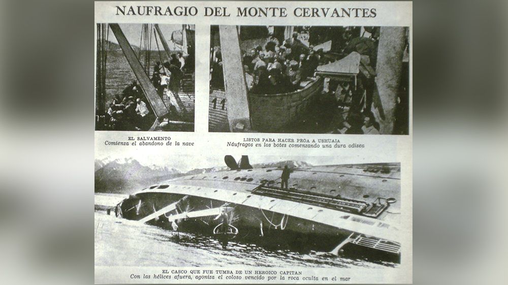 Llegan a Ushuaia 1500 náufragos del Monte Cervantes 