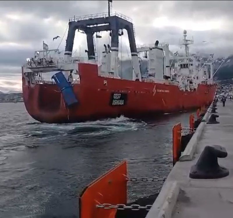 El ¨choque con suerte¨ del Centurión del Atlántico