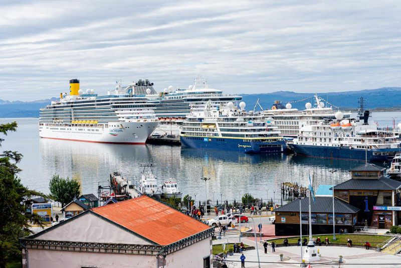 17 cruceros Ingresan esta semana a Ushuaia 