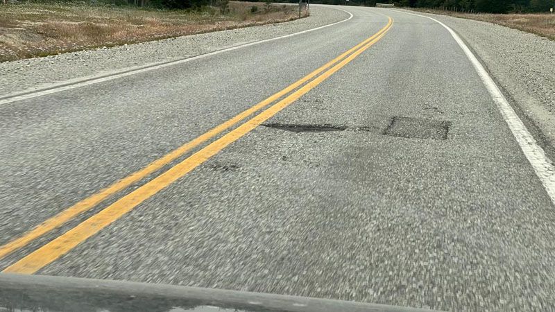 Y sí arreglan la ruta tres…antes que se rompa toda