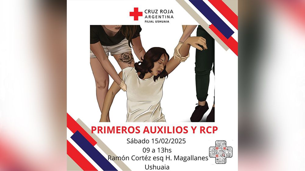 Cruz Roja Ushuaia retoma los cursos de Primeros Auxilios y RCP