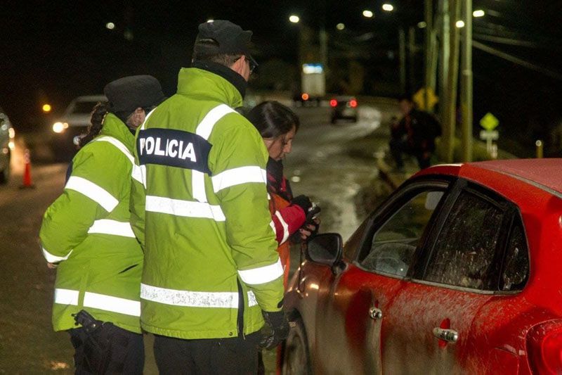 Uso de pistolas marcadoras en operativos de tránsito
