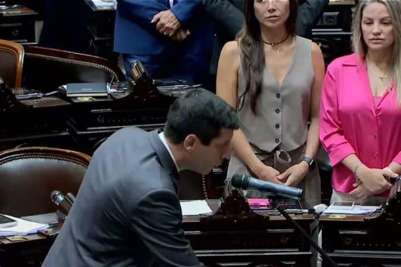 Garramuño juró como diputado por Tierra del Fuego