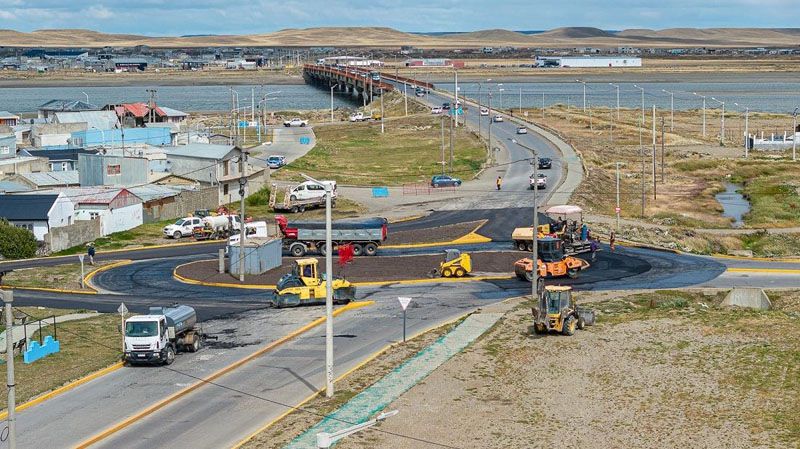Finalizó la modernización de la rotonda hacia la zona sur
